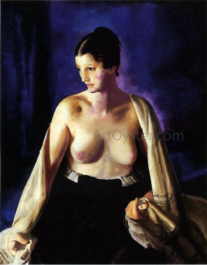 George Wesley Bellows A Nude with White Shawl - Hand Painted Oil Painting