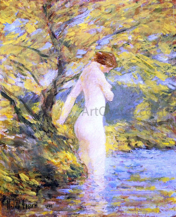  Frederick Childe Hassam A Nymph Bathing - Hand Painted Oil Painting