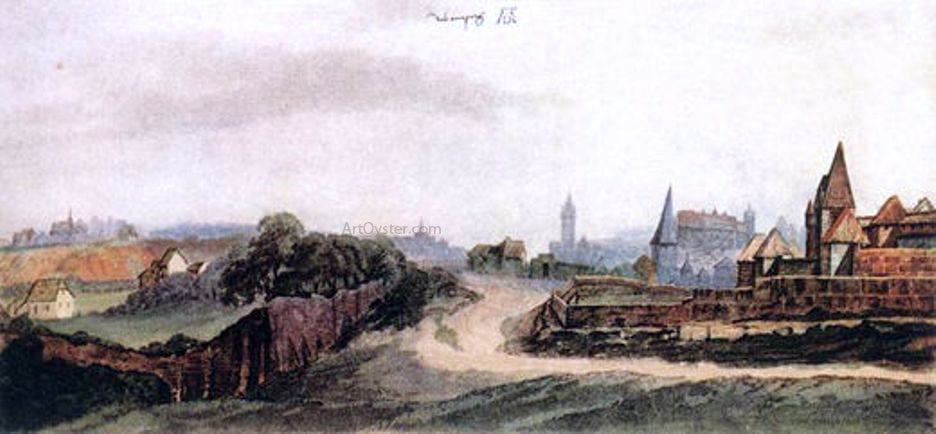 Albrecht Durer Nuremberg seen from the South - Hand Painted Oil Painting