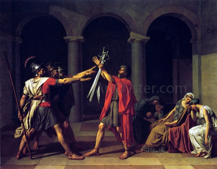 Jacques-Louis David Oath of the Horatii - Hand Painted Oil Painting