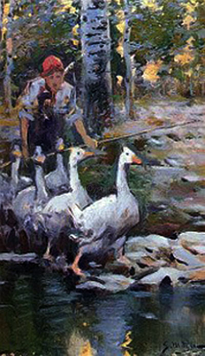 Segundo Matilla Marina Ocas - Hand Painted Oil Painting