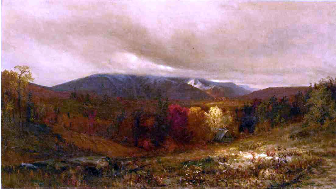 Jervis McEntee October in the Catskills - Hand Painted Oil Painting