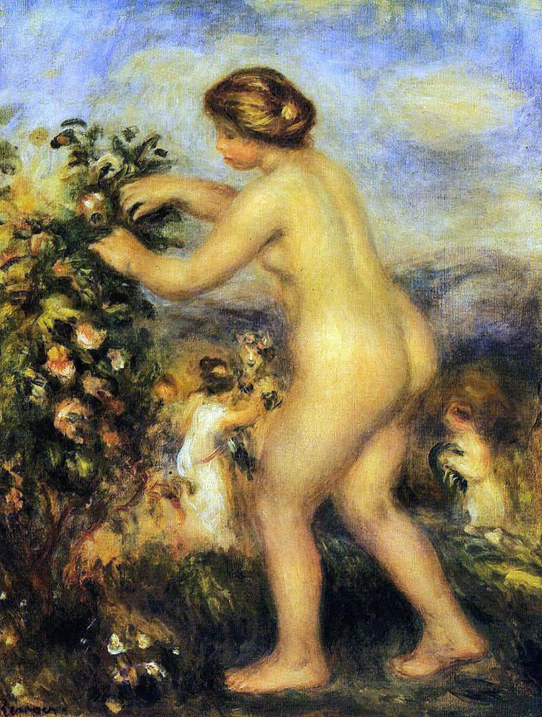 Pierre Auguste Renoir Ode to Flowers (after Anacreon) - Hand Painted Oil Painting