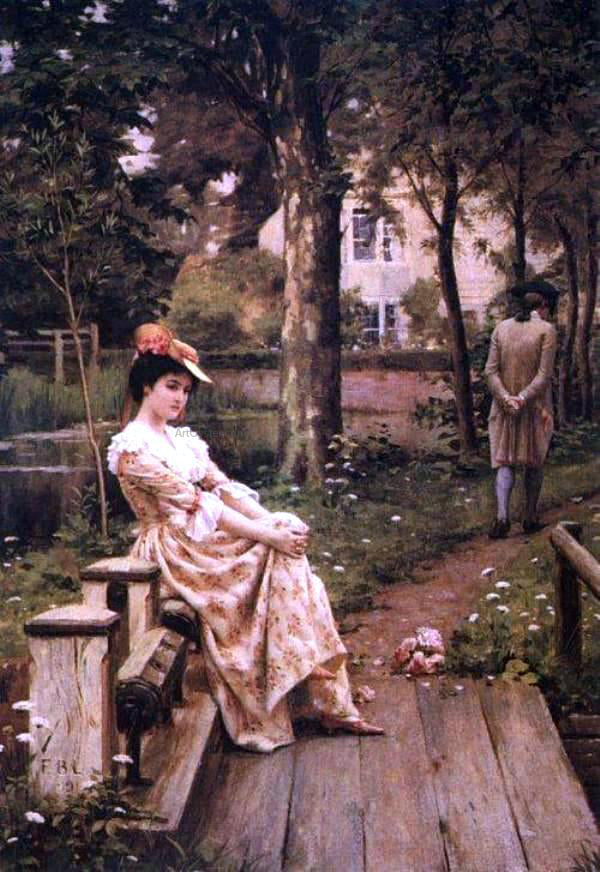Edmund Blair Leighton Off - Hand Painted Oil Painting