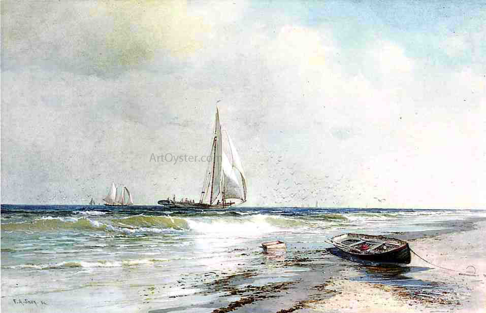 Francis A Silva Off Far Rockaway - Hand Painted Oil Painting