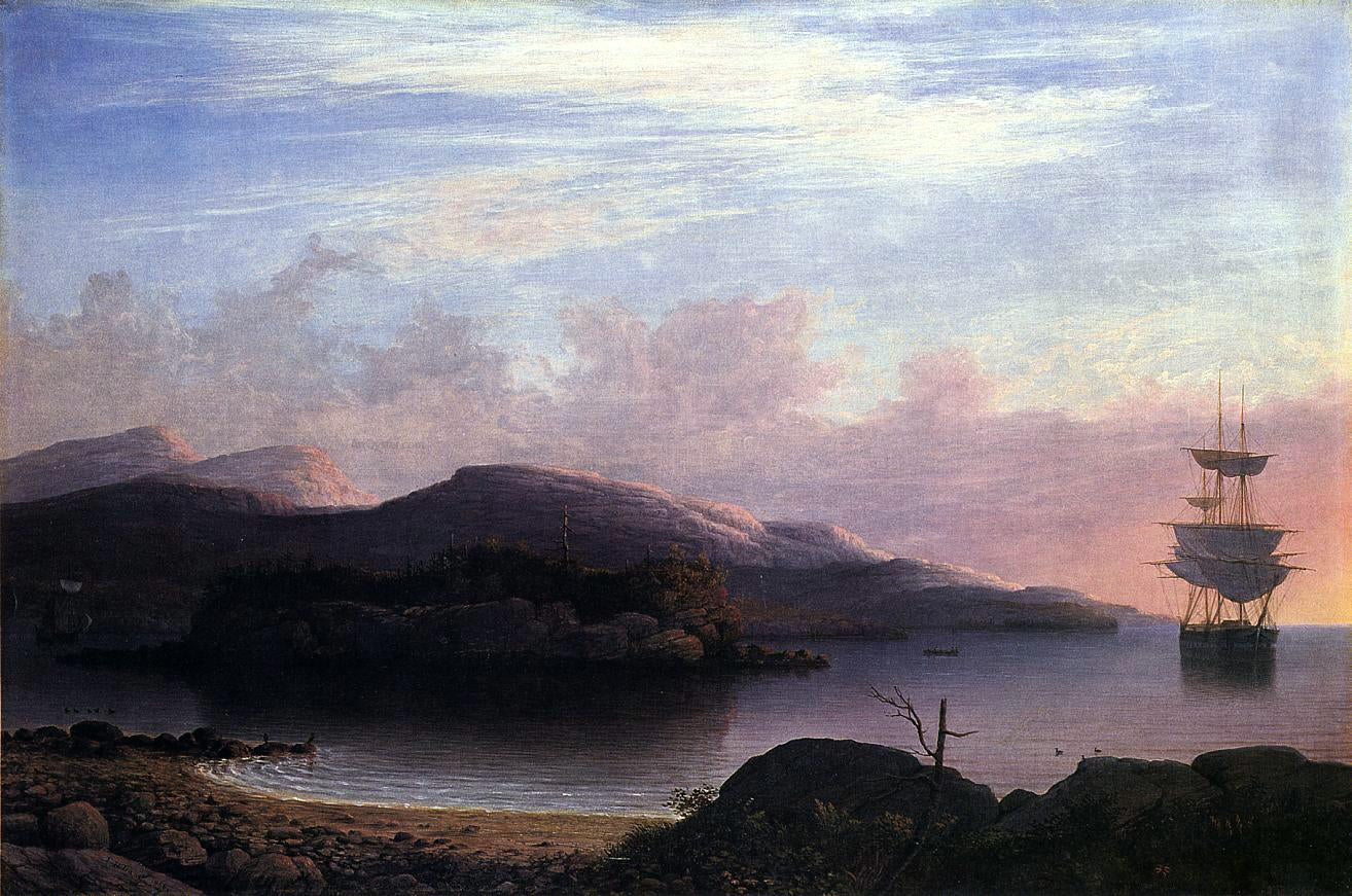 Fitz Hugh Lane Off Mount Desert - Hand Painted Oil Painting