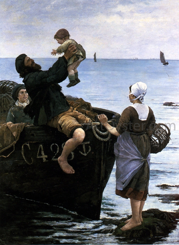  Emma Lowstadt-Chadwick Off to Sea - Hand Painted Oil Painting