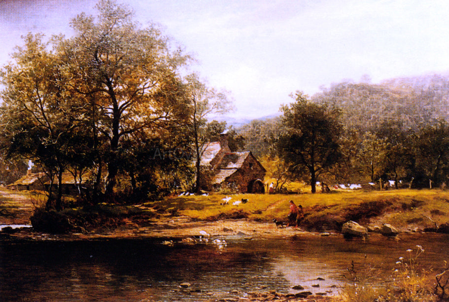 Benjamin Williams Leader Old Mill, Bettws-y-coed - Hand Painted Oil Painting