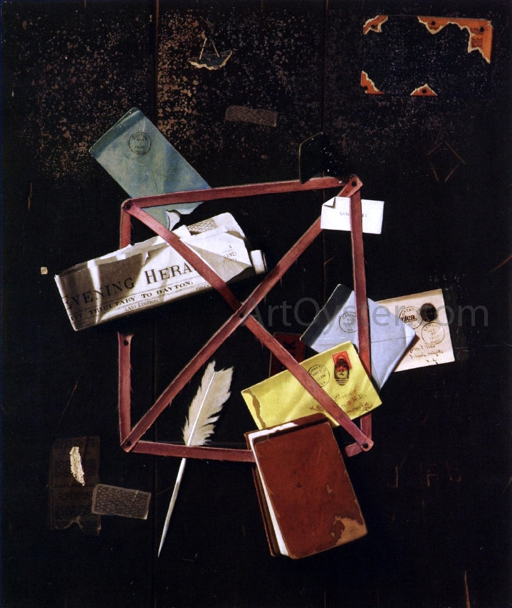 John Frederick Peto Old Time Letter Rack - Hand Painted Oil Painting