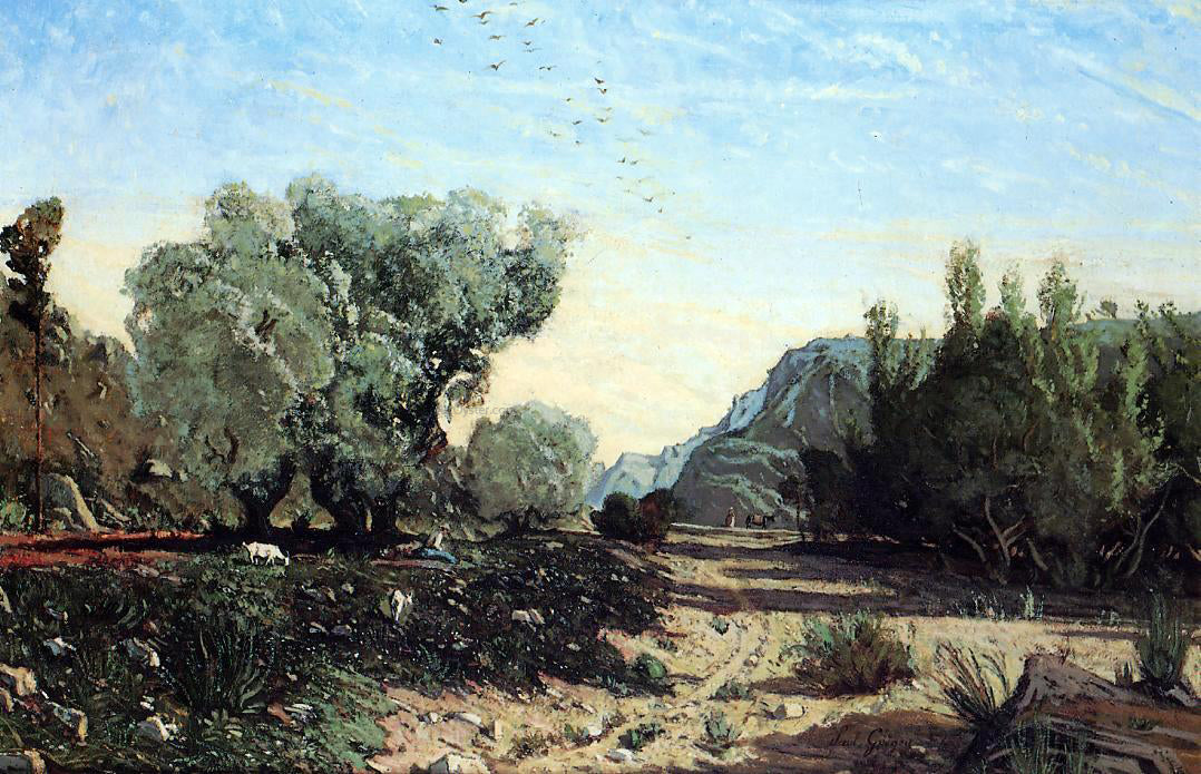 Paul-Camille Guigou Olive Trees - Hand Painted Oil Painting