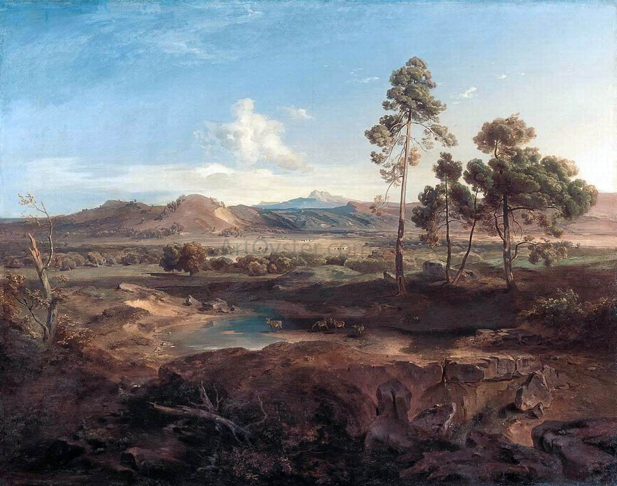 Carl Rottmann Olympia - Hand Painted Oil Painting