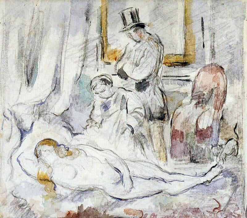 Paul Cezanne Olympia - Hand Painted Oil Painting