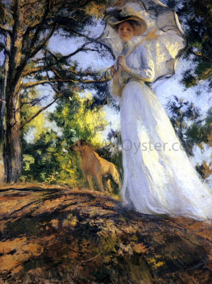 Edmund Tarbell On Bos'n's Hill - Hand Painted Oil Painting