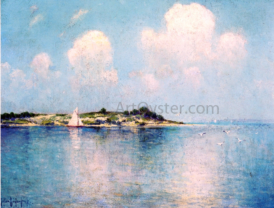 Julian Onderdonk On Long Island Sound near Shelter Island - Hand Painted Oil Painting