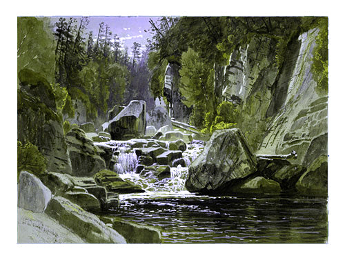  James David Smillie On the Ausable - Hand Painted Oil Painting