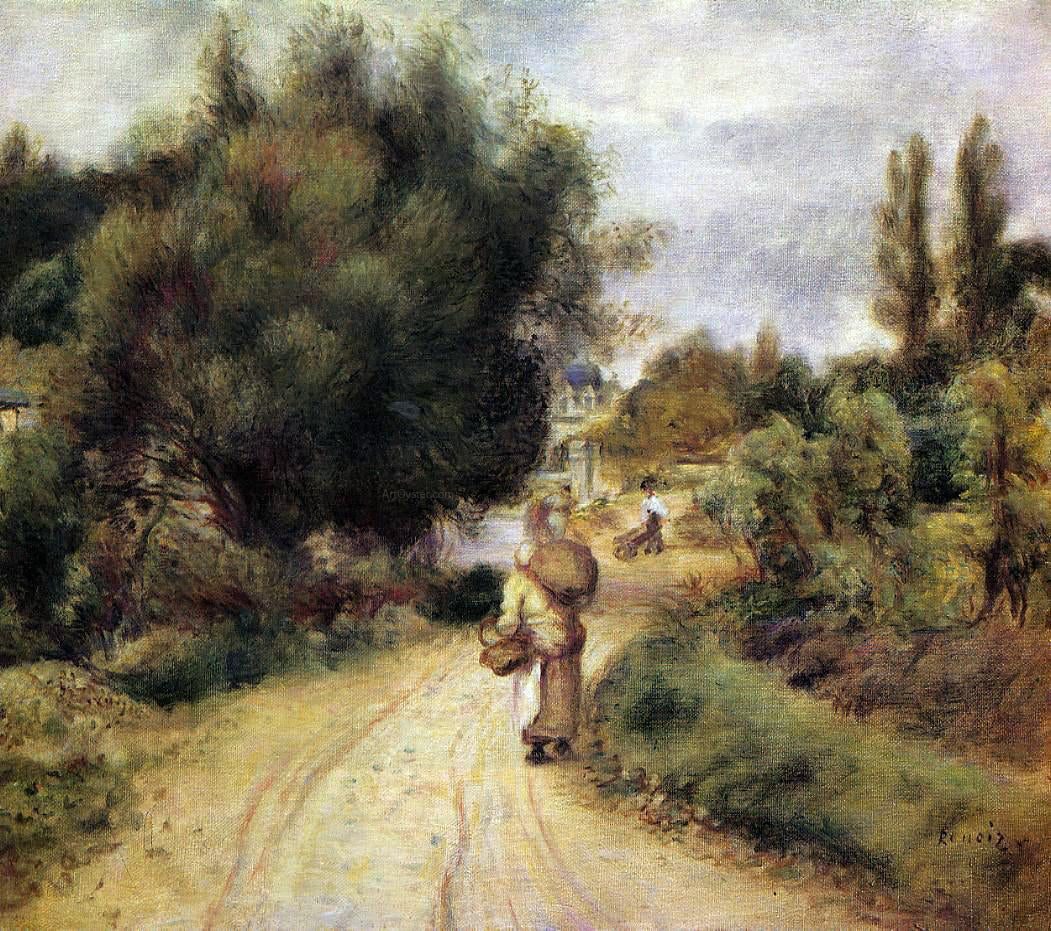 Pierre Auguste Renoir On the Banks of the River - Hand Painted Oil Painting