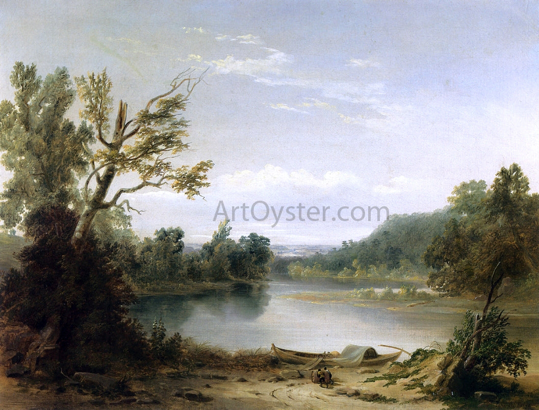 John La Farge On the Bayou Teche, Louisiana - Hand Painted Oil Painting