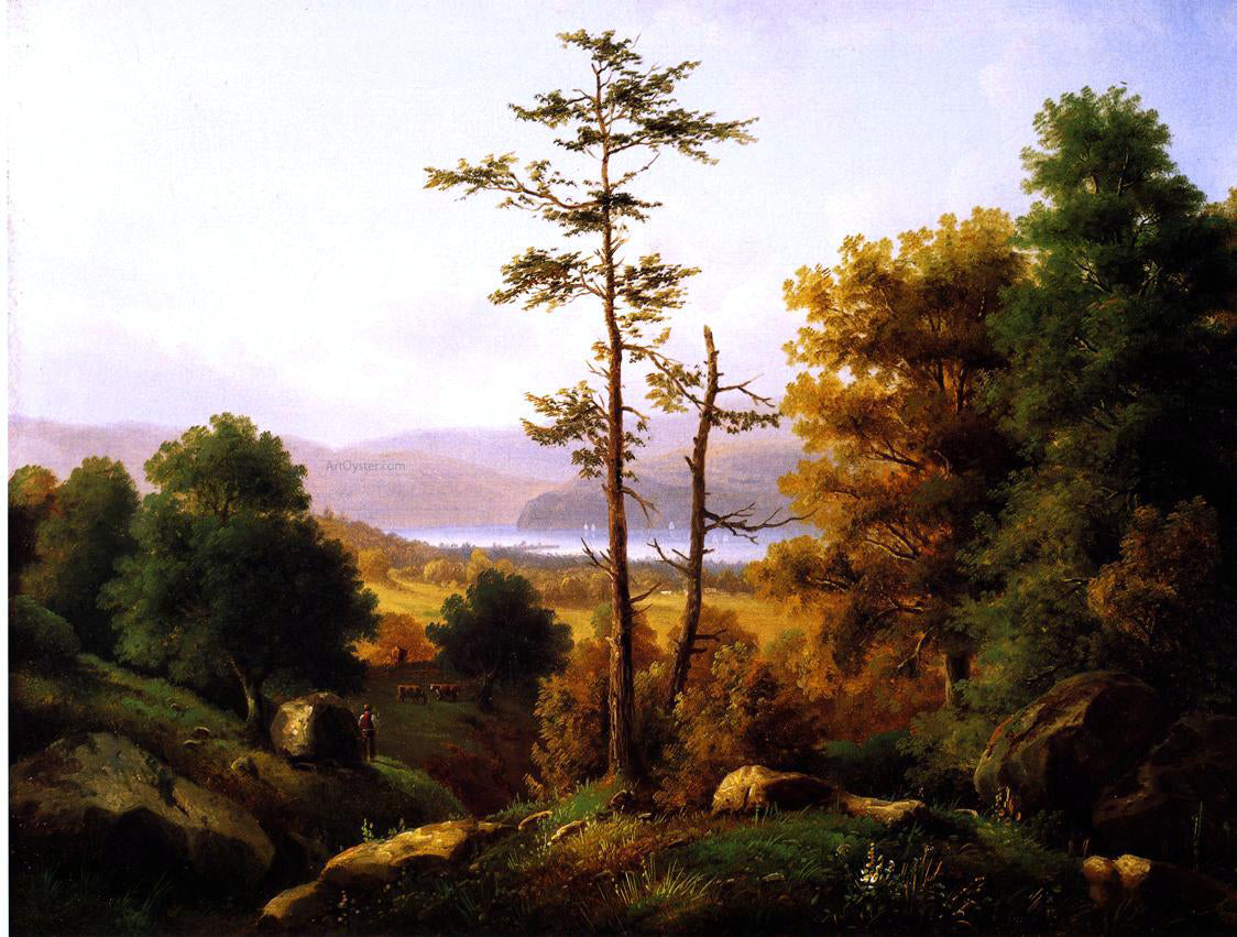 Henry Ary On the Hudson - Hand Painted Oil Painting
