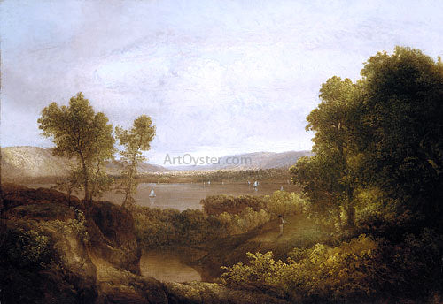 Thomas Doughty On the Hudson - Hand Painted Oil Painting