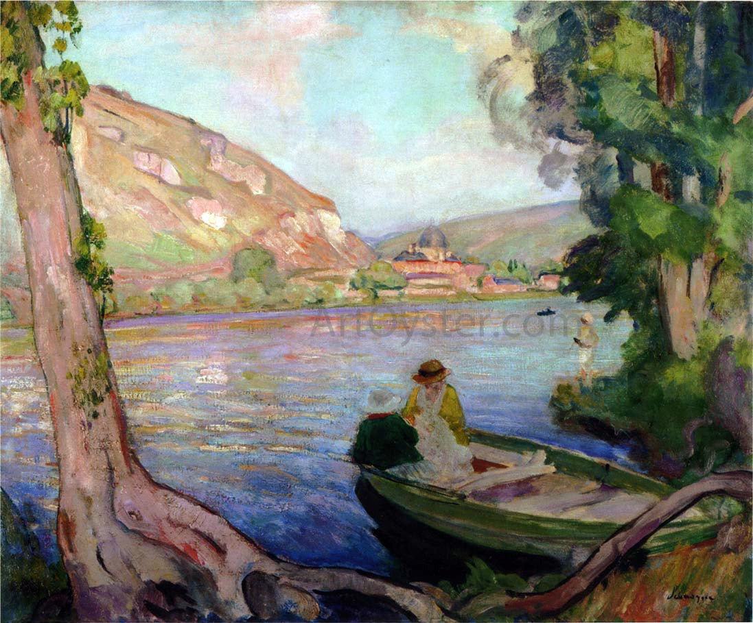 Henri Lebasque On the Seine at Andelys - Hand Painted Oil Painting