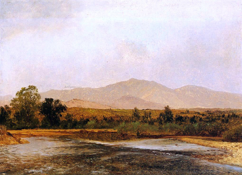 John Frederick Kensett On the St. Vrain, Colorado Territory - Hand Painted Oil Painting