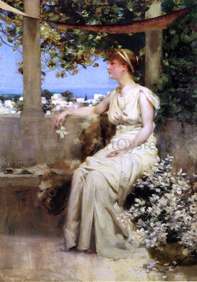  Francis Coates Jones On the Terrace - Hand Painted Oil Painting