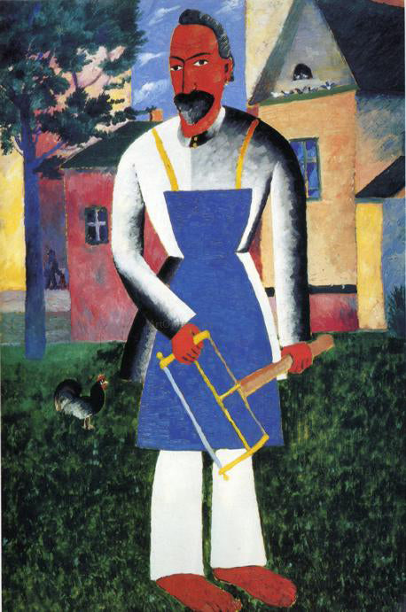 Kazimir Malevich On Vacation - Hand Painted Oil Painting