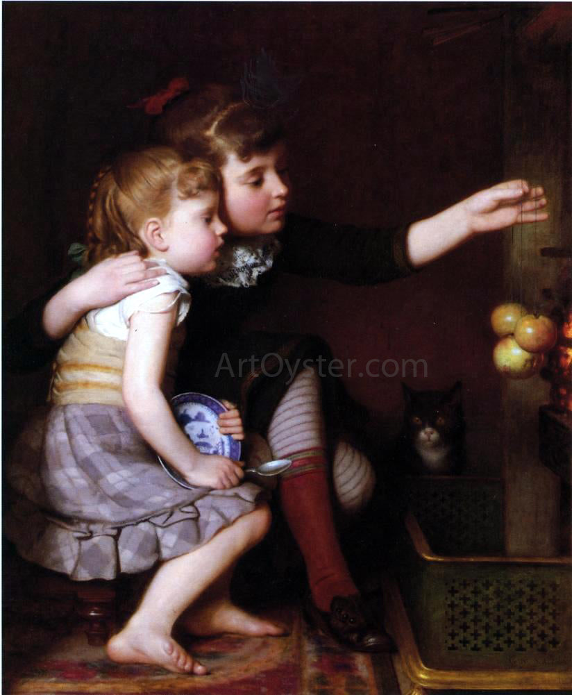  Seymour Joseph Guy One for Mommy, One for Me - Hand Painted Oil Painting