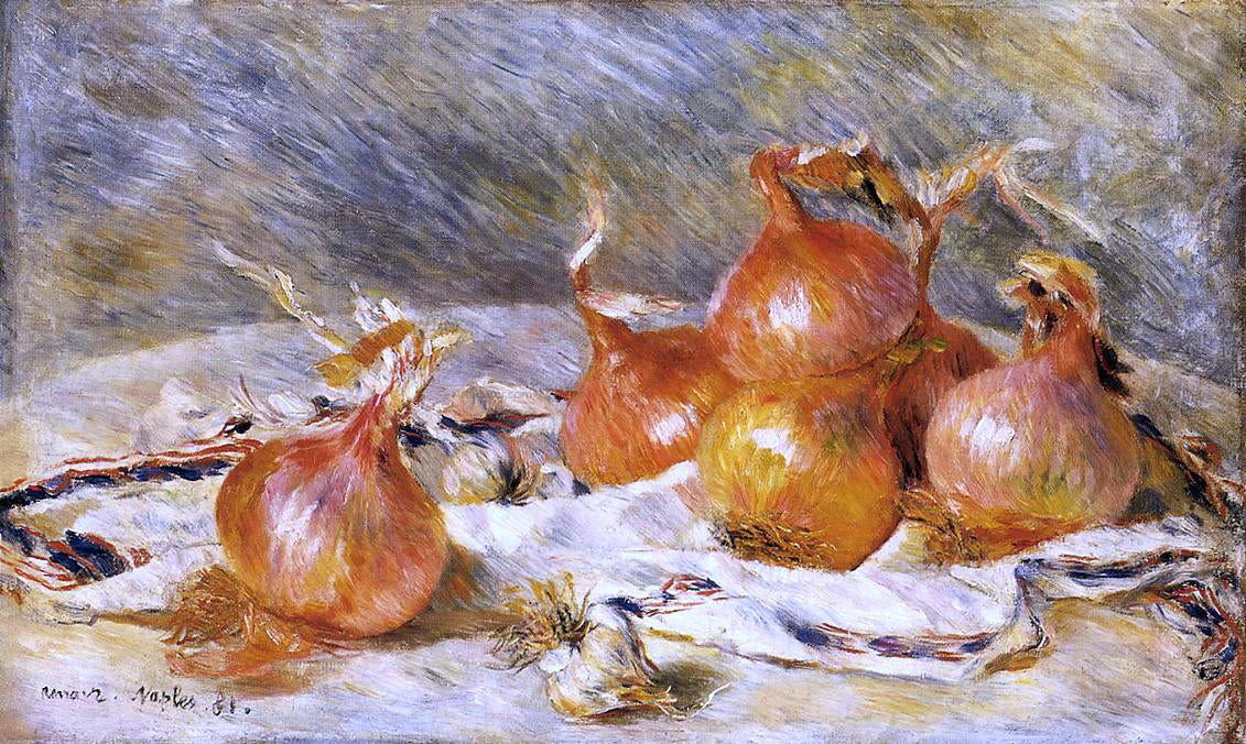 Pierre Auguste Renoir Onions - Hand Painted Oil Painting