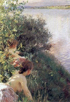 Anders Zorn Opal - Hand Painted Oil Painting
