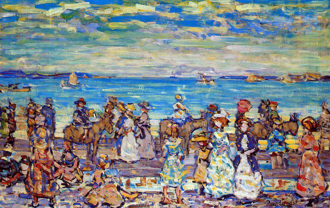 Maurice Prendergast Opal Sea - Hand Painted Oil Painting