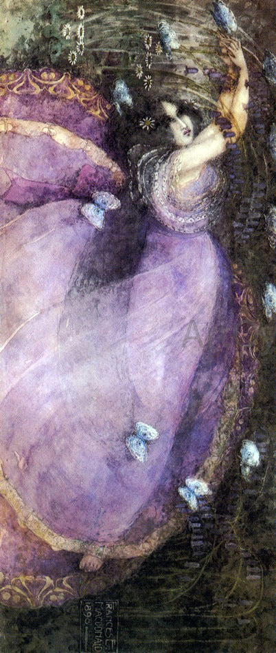 Frances E MacDonald Ophelia - Hand Painted Oil Painting