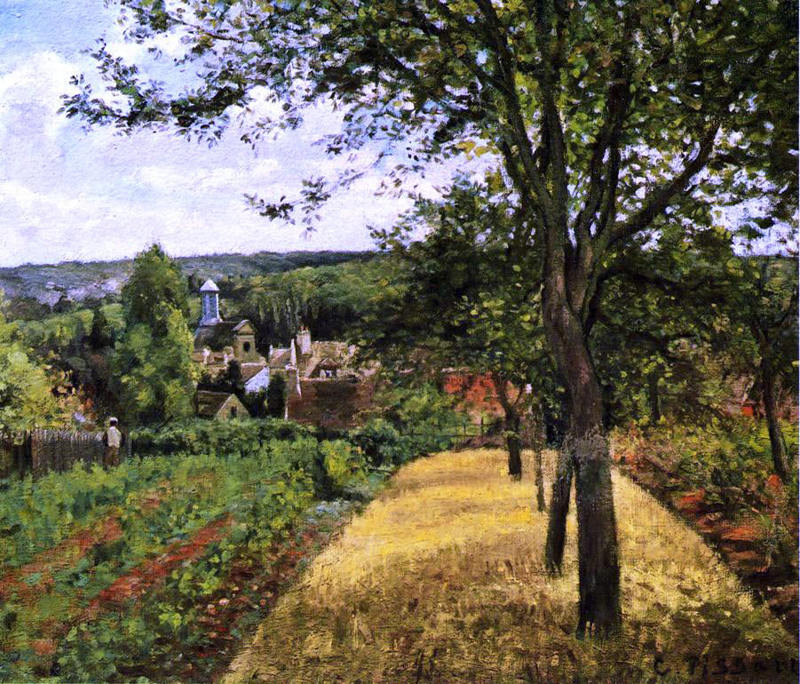 Camille Pissarro Orchards at Louveciennes - Hand Painted Oil Painting