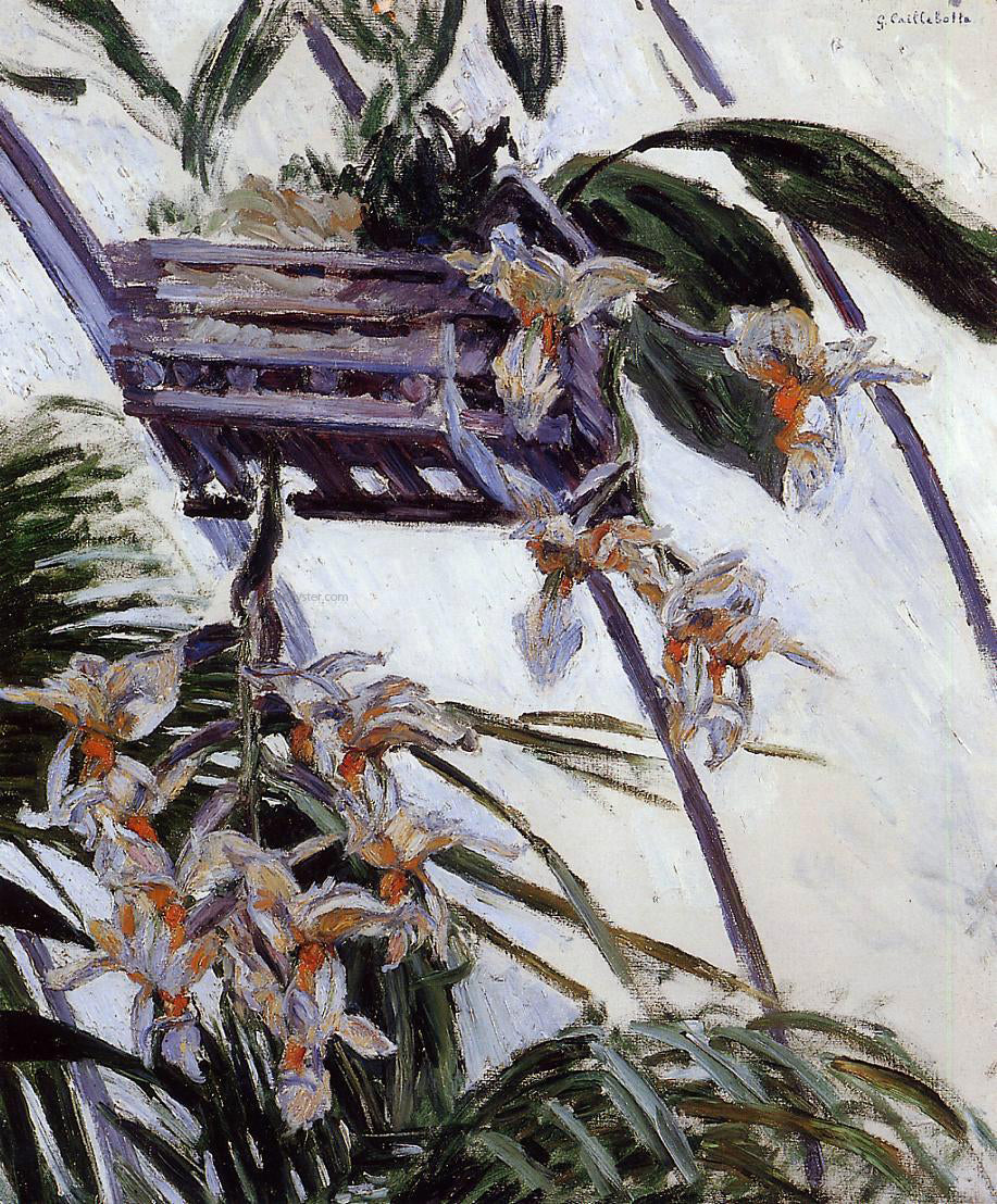 Gustave Caillebotte Orchids - Hand Painted Oil Painting