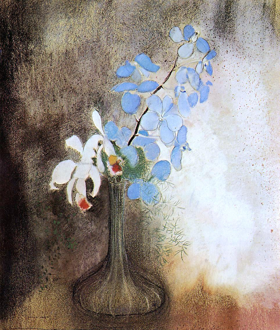 Odilon Redon Orchids - Hand Painted Oil Painting