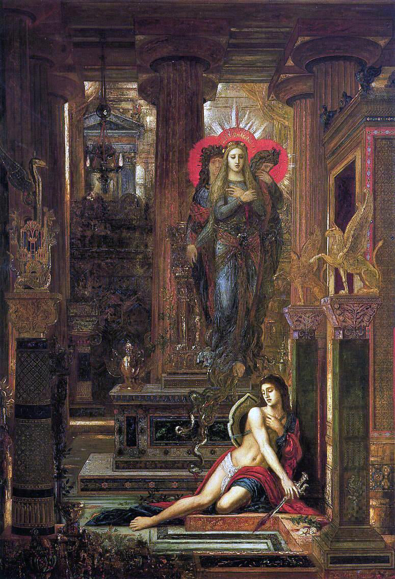 Gustave Moreau Oreste et les Erinyes - Hand Painted Oil Painting