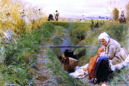 Anders Zorn Our Daily Bread - Hand Painted Oil Painting