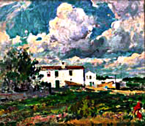 Segundo Matilla Marina Paisaje - Hand Painted Oil Painting