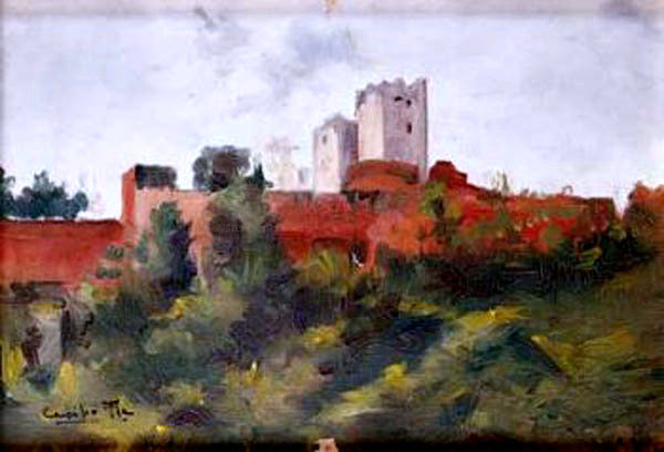 Cecilio Pla y Gallardo Paisaje - Hand Painted Oil Painting