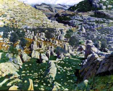 Santiago Rusinol Prats Paisaje deTarragona - Hand Painted Oil Painting