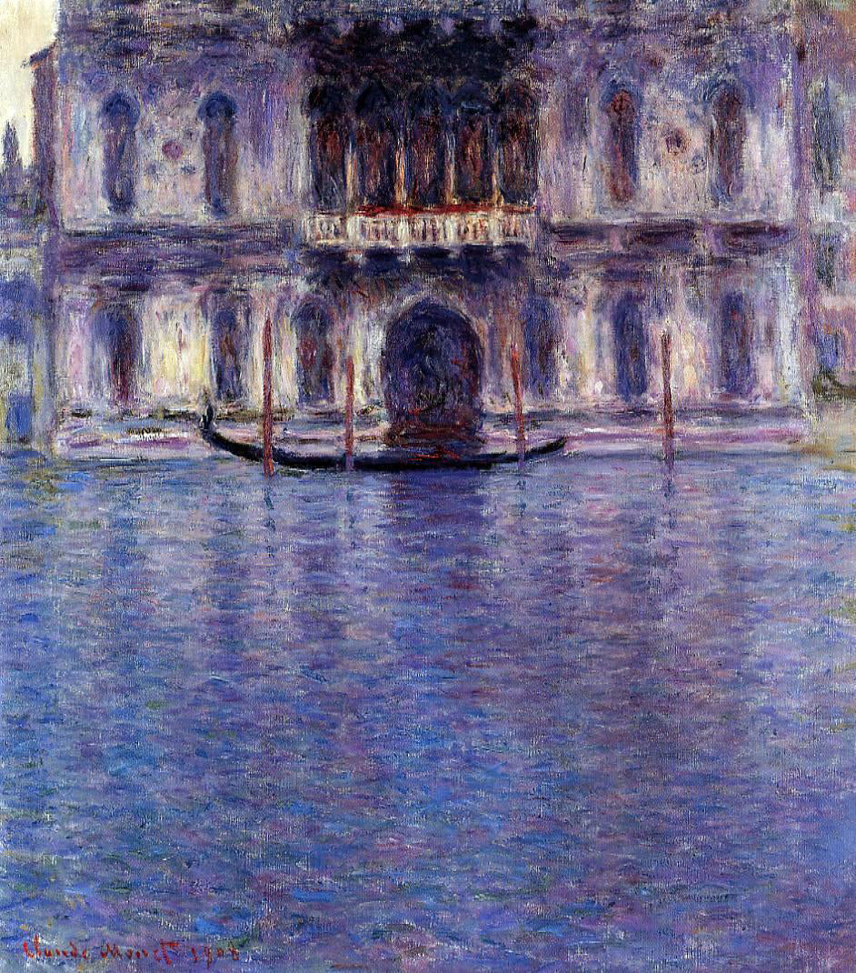 Claude Oscar Monet Palazzo Contarini - Hand Painted Oil Painting
