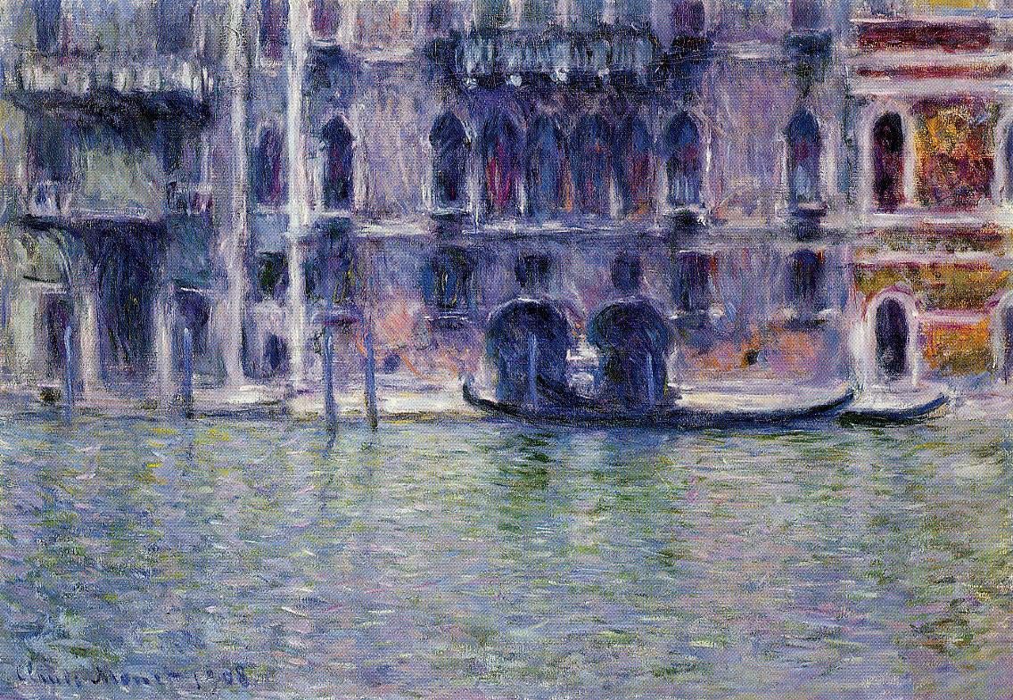 Claude Oscar Monet Palazzo da Mula - Hand Painted Oil Painting