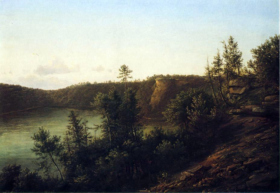  Thomas Doughty Palisades Near Fort Lee - Hand Painted Oil Painting
