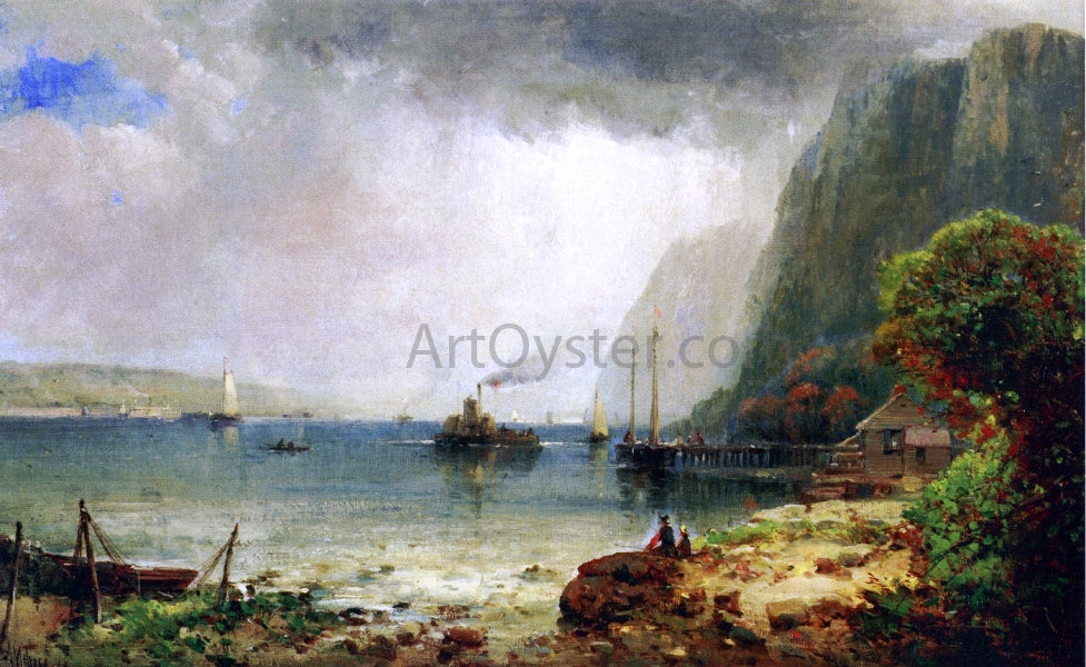 Andrew W Melrose Palisades of the Hudson - Hand Painted Oil Painting