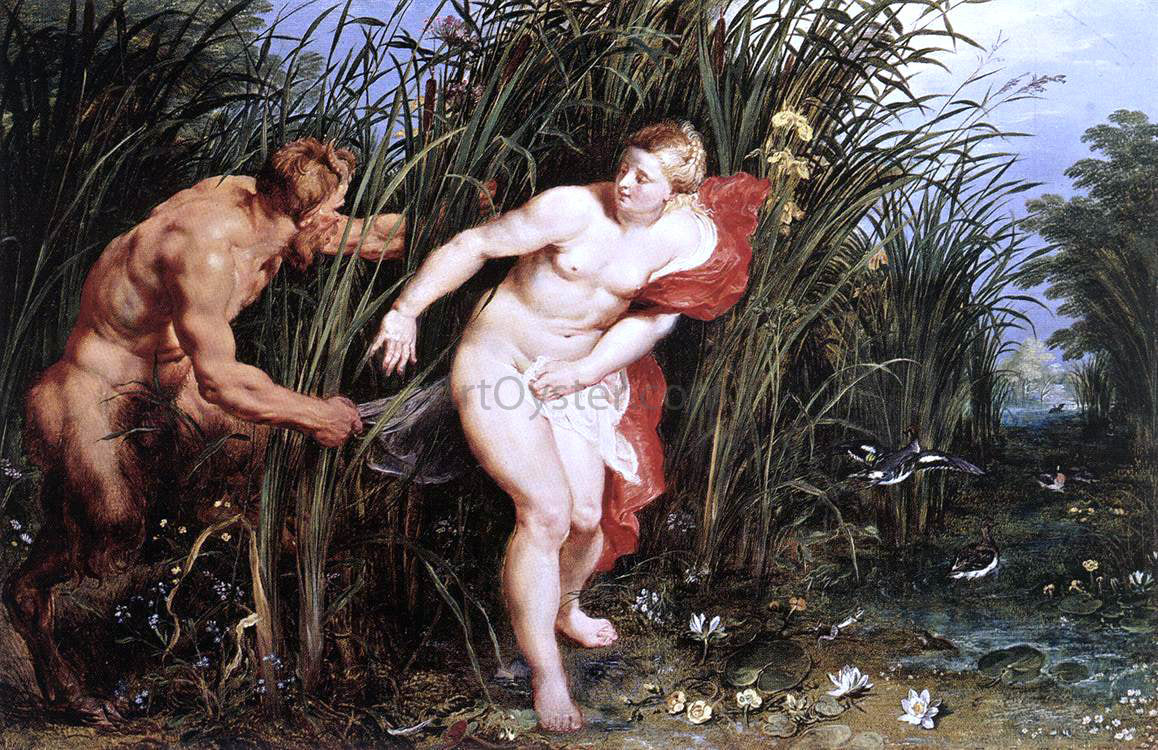 Peter Paul Rubens Pan and Syrinx - Hand Painted Oil Painting