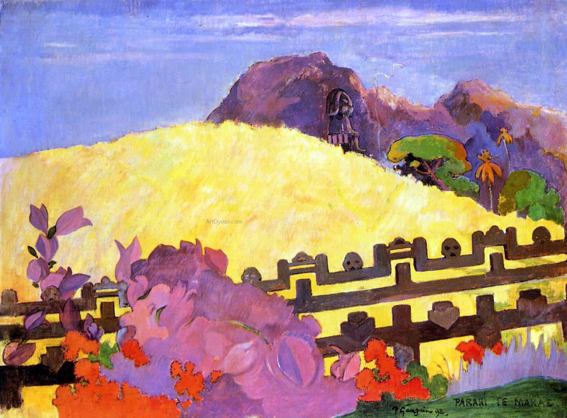 Paul Gauguin Parahi te Marae (also known as There Lies the Temple) - Hand Painted Oil Painting
