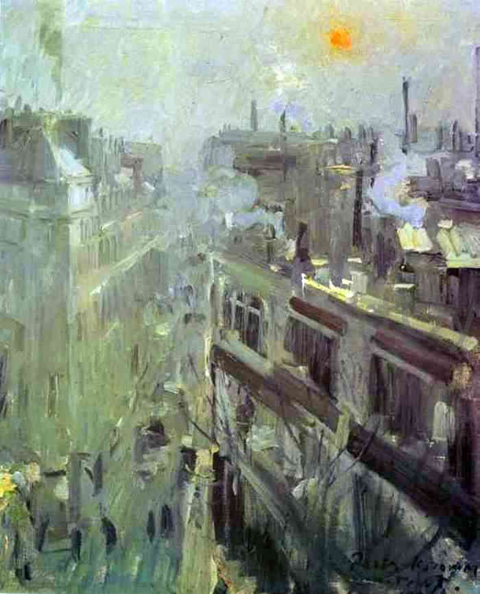 Constantin Alexeevich Korovin At Paris - Hand Painted Oil Painting