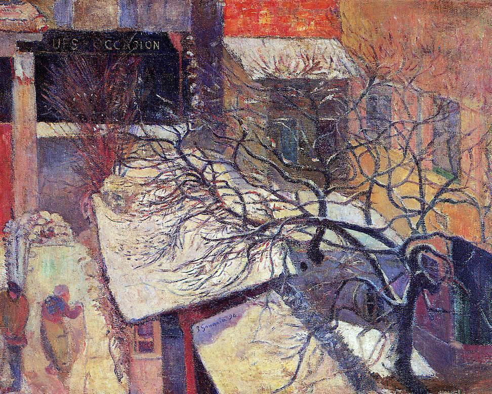 Paul Gauguin Paris in the Snow - Hand Painted Oil Painting