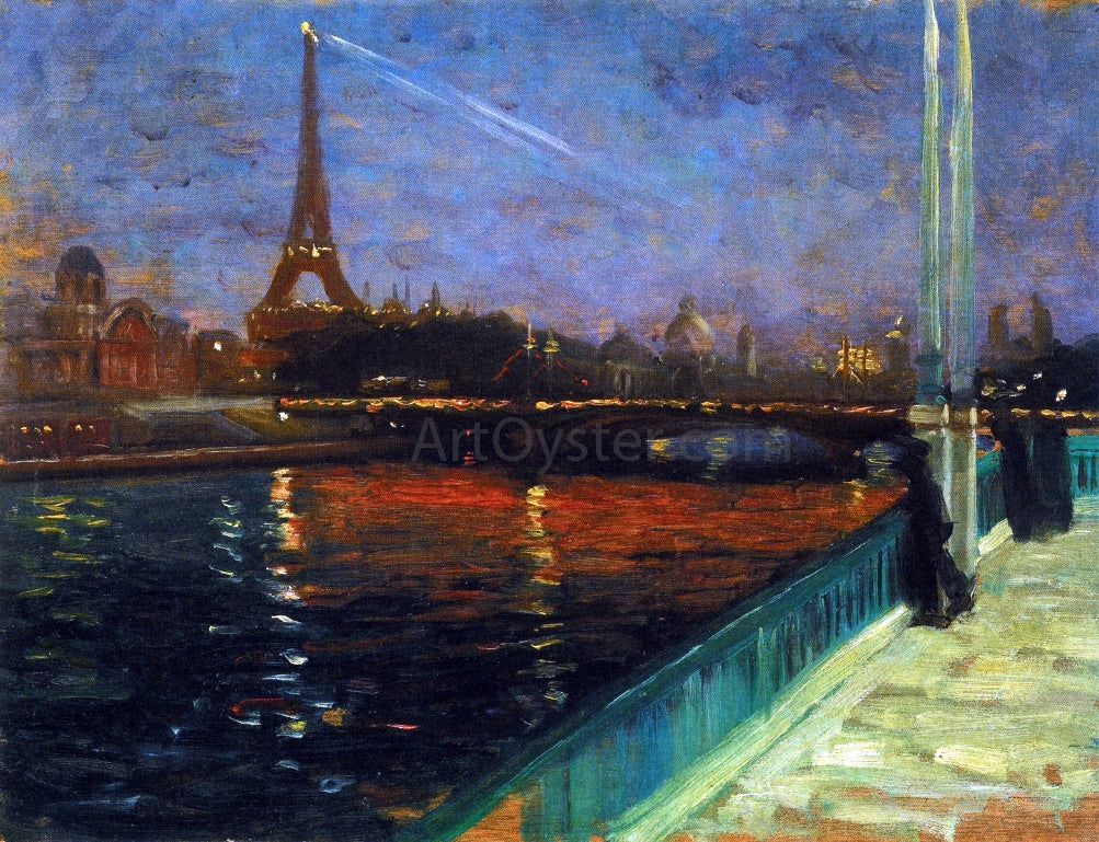  Alfred Henry Maurer Paris, Nocturne - Hand Painted Oil Painting