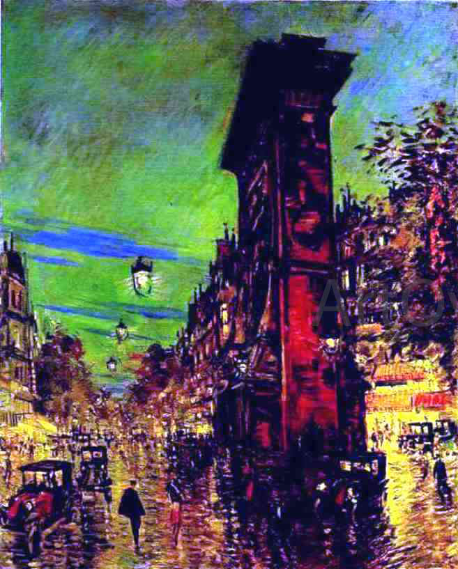 Constantin Alexeevich Korovin Paris, Saint Denis Arc - Hand Painted Oil Painting